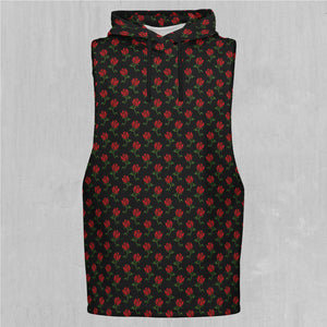 Roses Sleeveless Hoodie