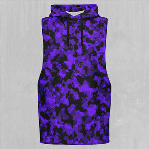 Royalty Purple Camo Sleeveless Hoodie