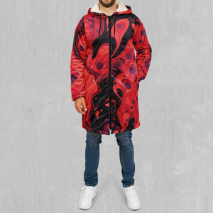 Scarlet Fusion Zip Up Cloak (White Fur)