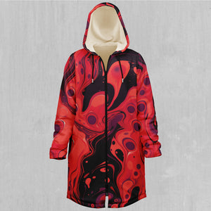 Scarlet Fusion Zip Up Cloak (White Fur)