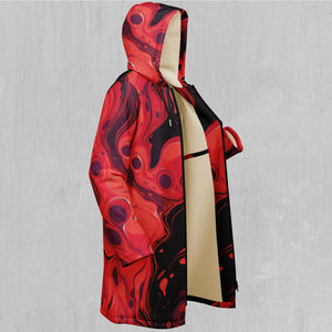 Scarlet Fusion Zip Up Cloak (White Fur)