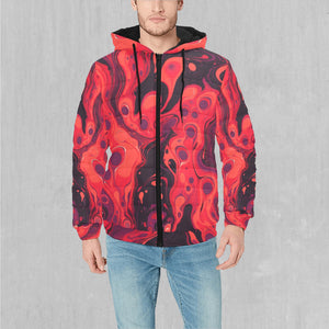 Scarlet Fusion Puffer Jacket
