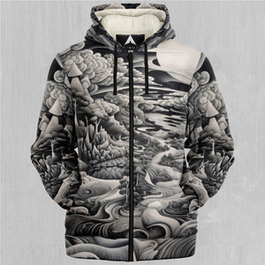 Ethereal Moonlight Sherpa Hoodie