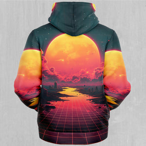 Cyber Skyline Sherpa Hoodie