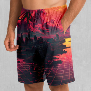 Cyber Skyline Shorts
