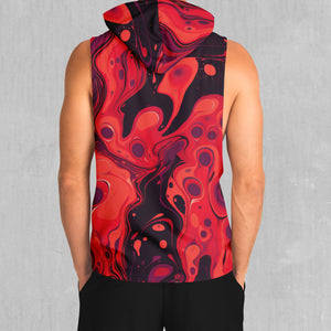 Scarlet Fusion Sleeveless Hoodie