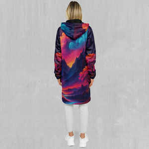 Spectral Heights Zip Up Cloak (Black Fur)