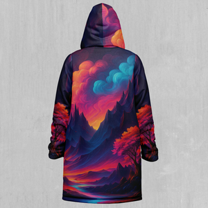 Spectral Heights Zip Up Cloak (Black Fur)