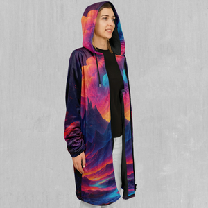 Spectral Heights Zip Up Cloak (Black Fur)
