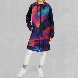 Spectral Heights Zip Up Cloak (Black Fur)