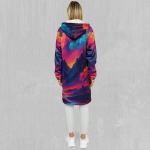 Spectral Heights Zip Up Cloak (White Fur)