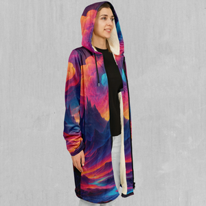 Spectral Heights Zip Up Cloak (White Fur)