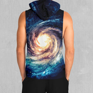 Spiral Galaxy Sleeveless Hoodie