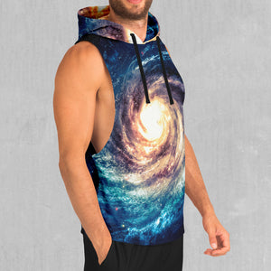 Spiral Galaxy Sleeveless Hoodie