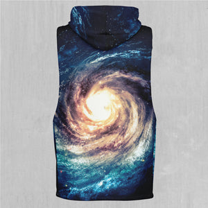 Spiral Galaxy Sleeveless Hoodie