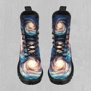 Spiral Galaxy Women's Lace Up Boots
