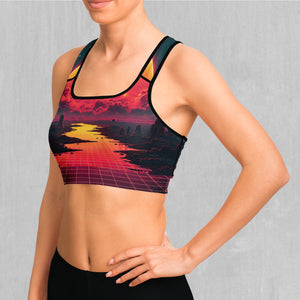 Cyber Skyline Sports Bra