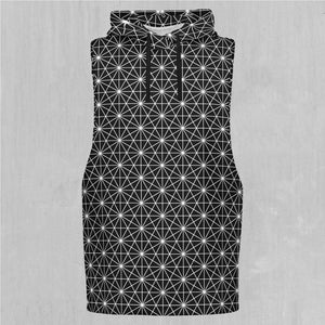 Star Net Sleeveless Hoodie