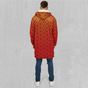 Star Net (Pyro) Zip Up Cloak (White Fur)