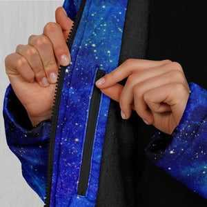 Stardust Zip Up Cloak (Black Fur)