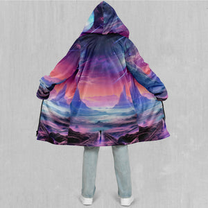 Stellar Dreams Zip Up Cloak (Black Fur)