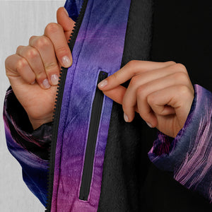 Stellar Dreams Zip Up Cloak (Black Fur)