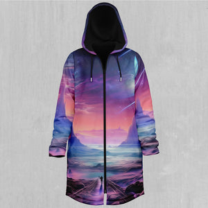 Stellar Dreams Zip Up Cloak (Black Fur)