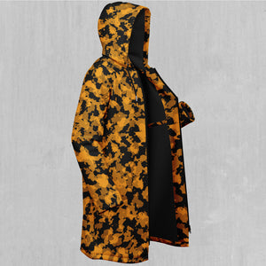 Stinger Yellow Camo Zip Up Cloak (Black Fur)