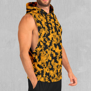 Stinger Yellow Camo Sleeveless Hoodie