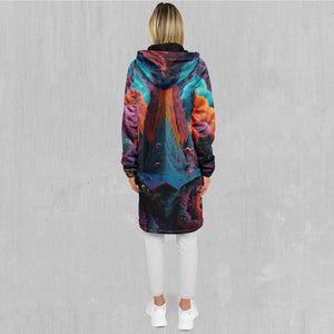Surreal Summit Zip Up Cloak (Black Fur)