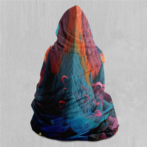 Surreal Summit Hooded Blanket