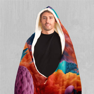 Surreal Summit Hooded Blanket