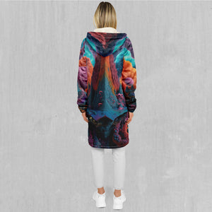 Surreal Summit Zip Up Cloak (White Fur)