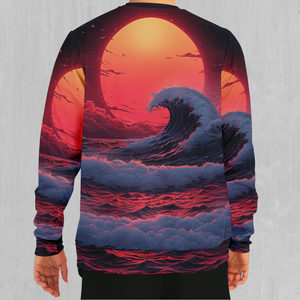 The Synthwave off Kanagawa Sweatshirt