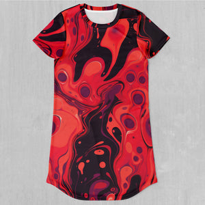Scarlet Fusion T-Shirt Dress