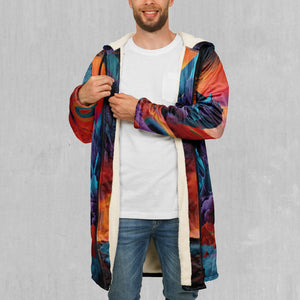 The Portal Between Zip Up Cloak (White Fur)