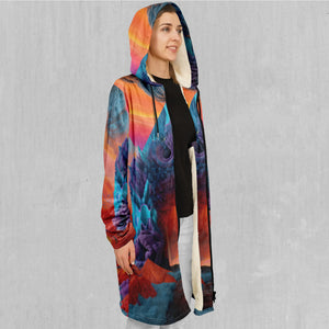 The Portal Between Zip Up Cloak (White Fur)