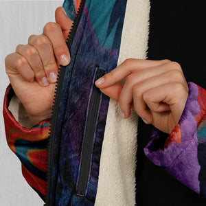 The Portal Between Zip Up Cloak (White Fur)