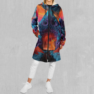 The Portal Between Zip Up Cloak (White Fur)