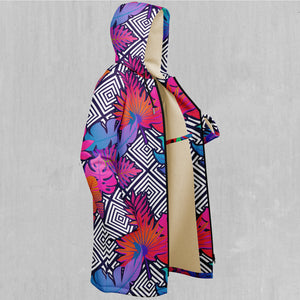 Vault Tropic Zip Up Cloak (White Fur)