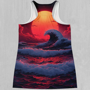 The Synthwave off Kanagawa Women's Tank Top