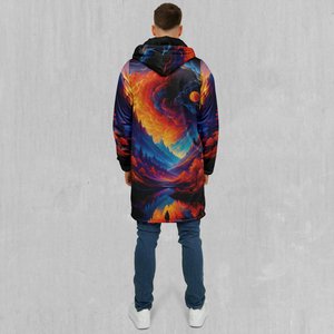 Wonderland Valley Zip Up Cloak (Black Fur)