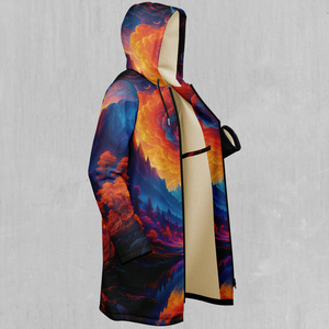 Wonderland Valley Zip Up Cloak (White Fur)