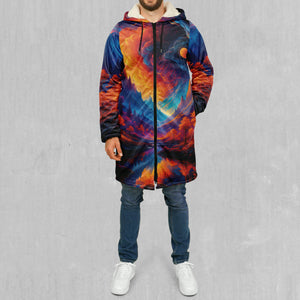 Wonderland Valley Zip Up Cloak (White Fur)