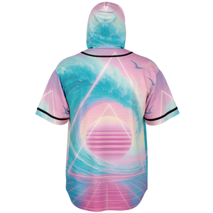 Grid Tide Hooded Jersey