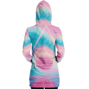 Grid Tide Hoodie Dress