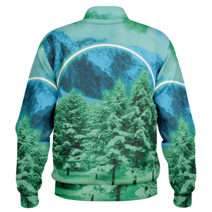 Minty Wonderland Varsity Jacket
