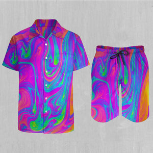 Acidic Drip Men's Beach Set