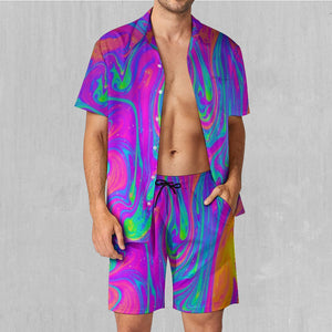 Acidic Drip Men's Beach Set