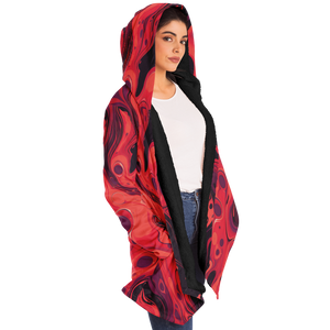 Scarlet Fusion Cloak (Black Fur)